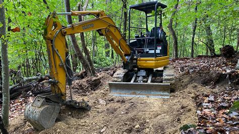 best mini excavator for trail building|trail building mini ex.